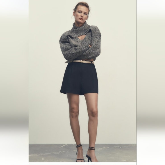 BNWT! Zara cut-out knit sweater - Picture 4 of 10